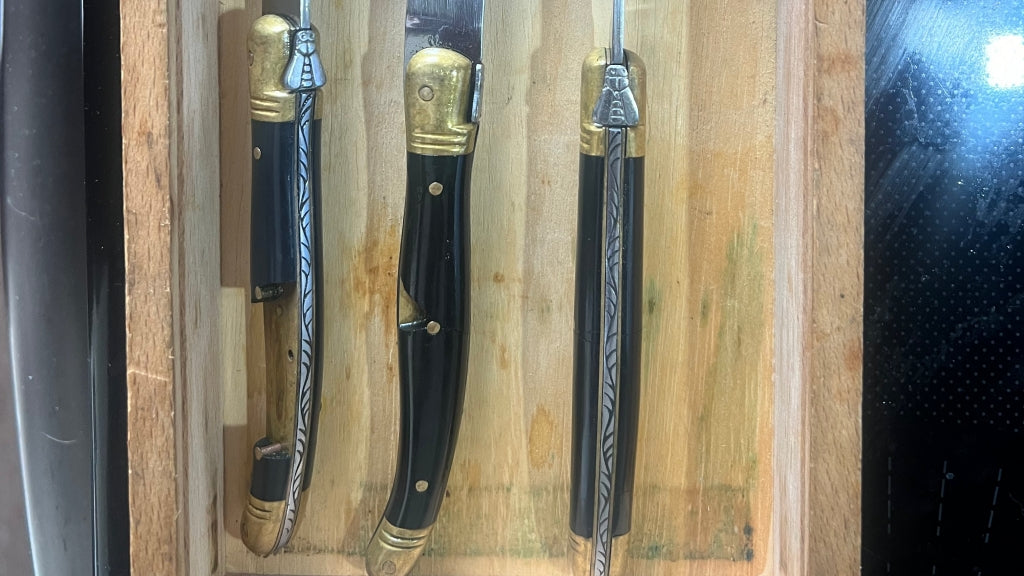 laguiole steak knives in need of warranty repair