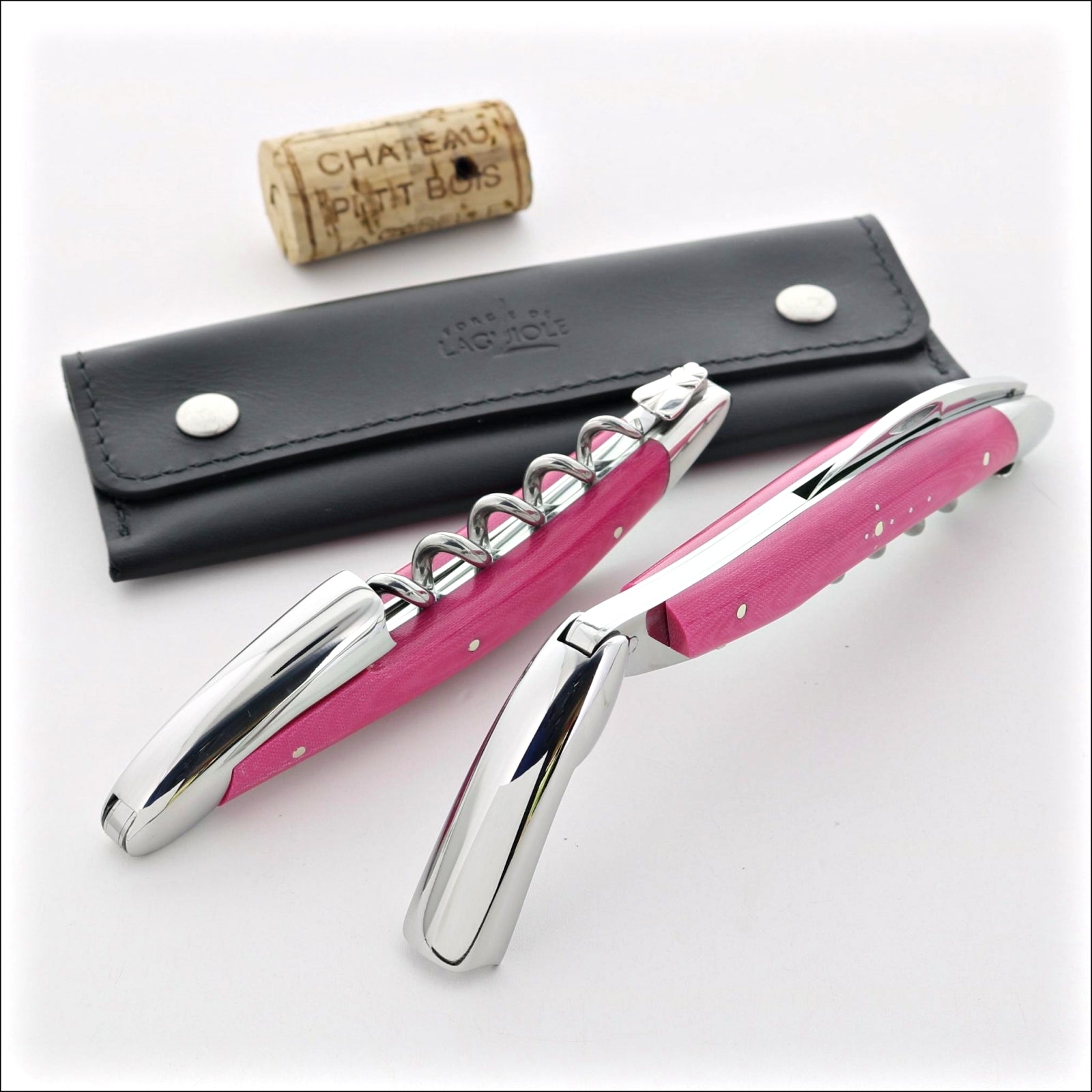 Forge de Laguiole Corkscrew Compressed Fabric - Fuschia