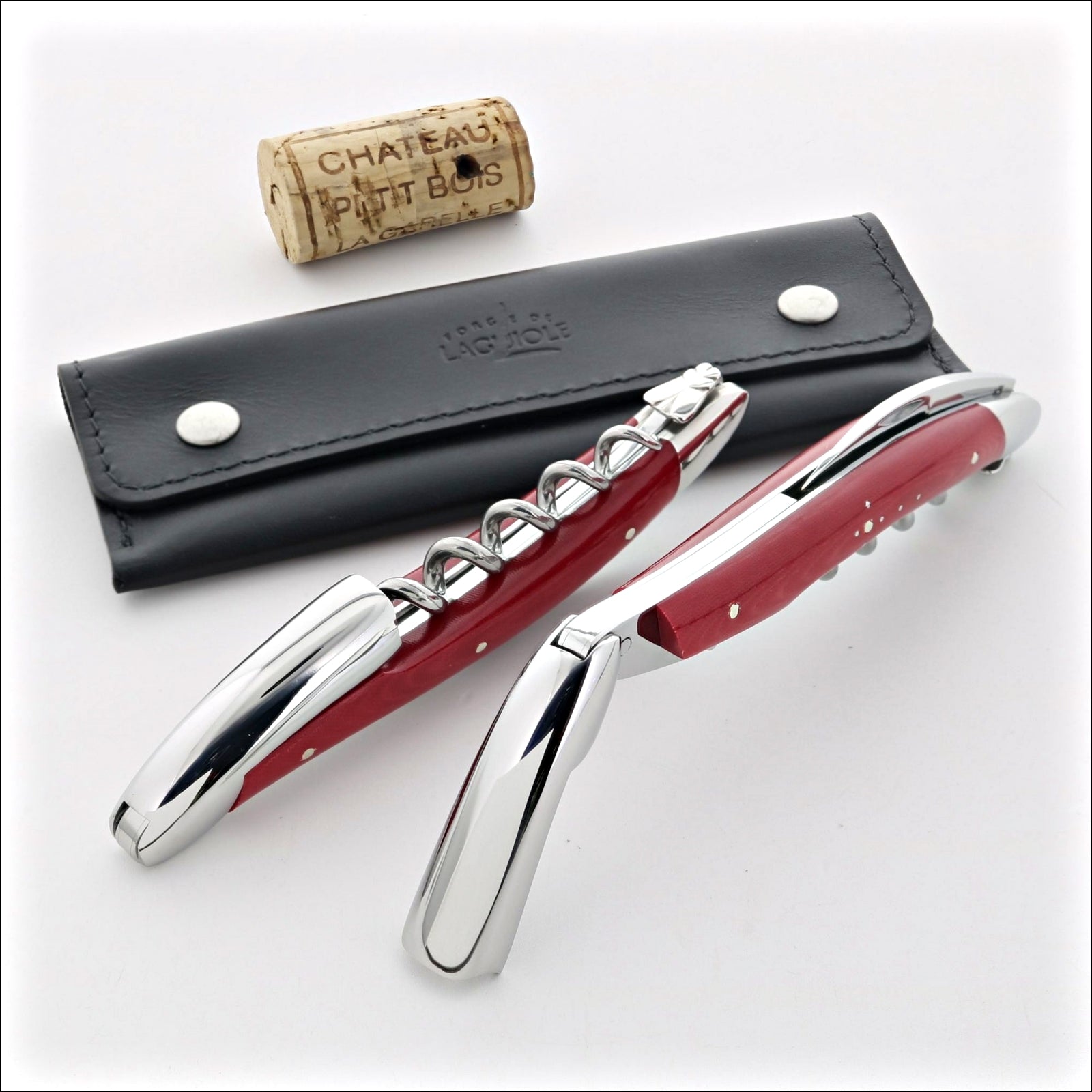 Forge de Laguiole Corkscrew Compressed Fabric - Red