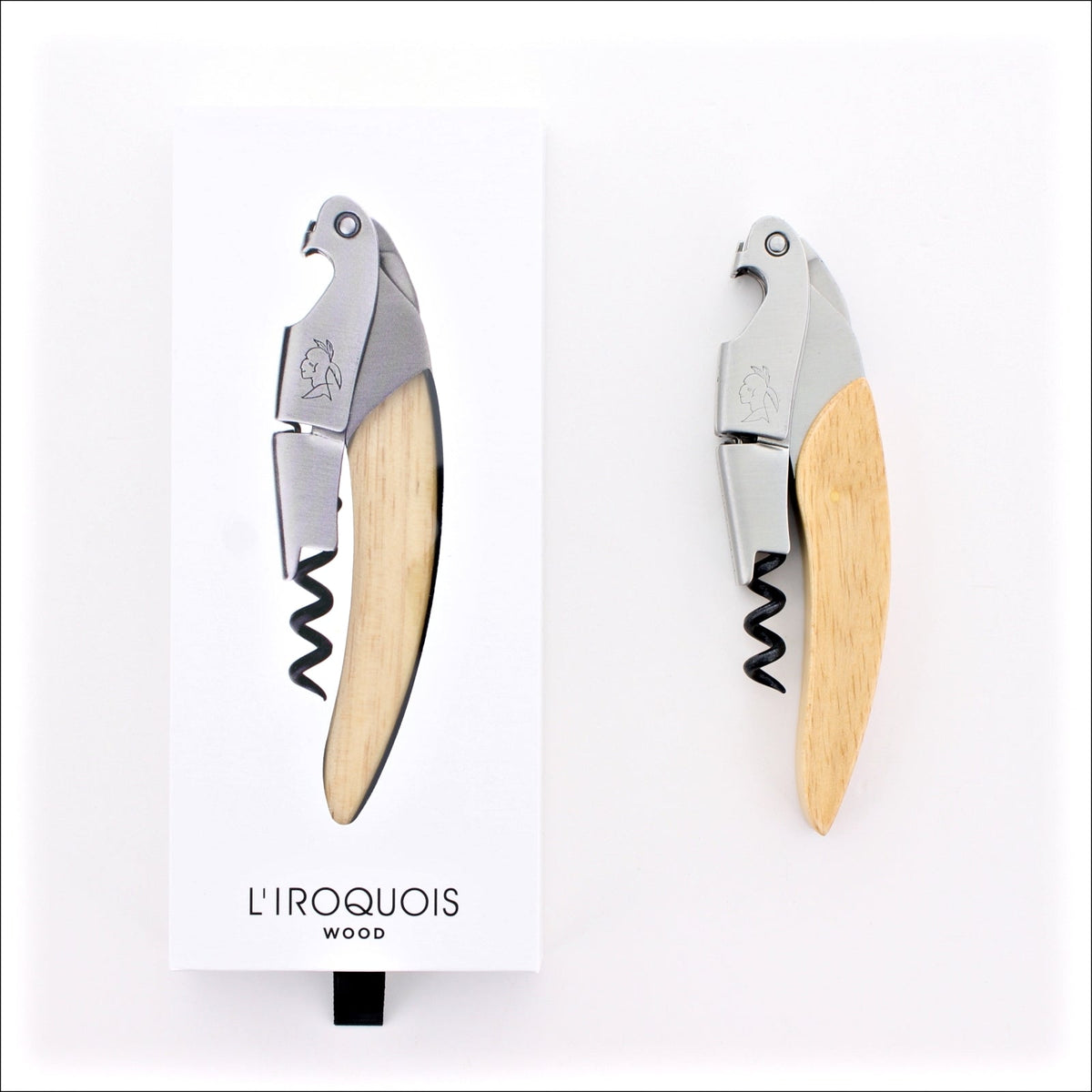 L'Iroquois Two-step Waiter's Corkscrew Beechwood