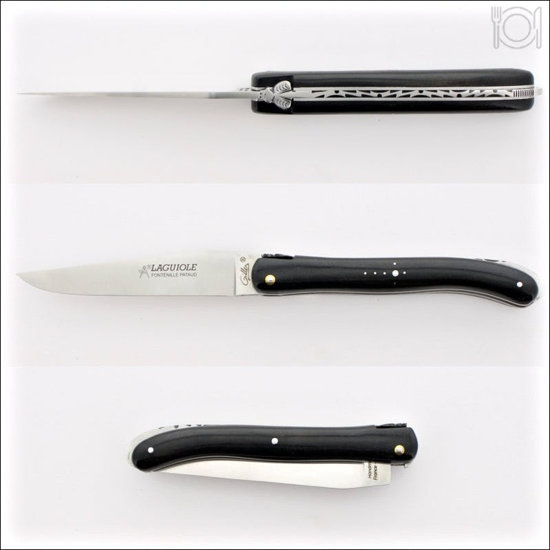 Laguiole 12 cm Nature Classic Full Handle Ebony