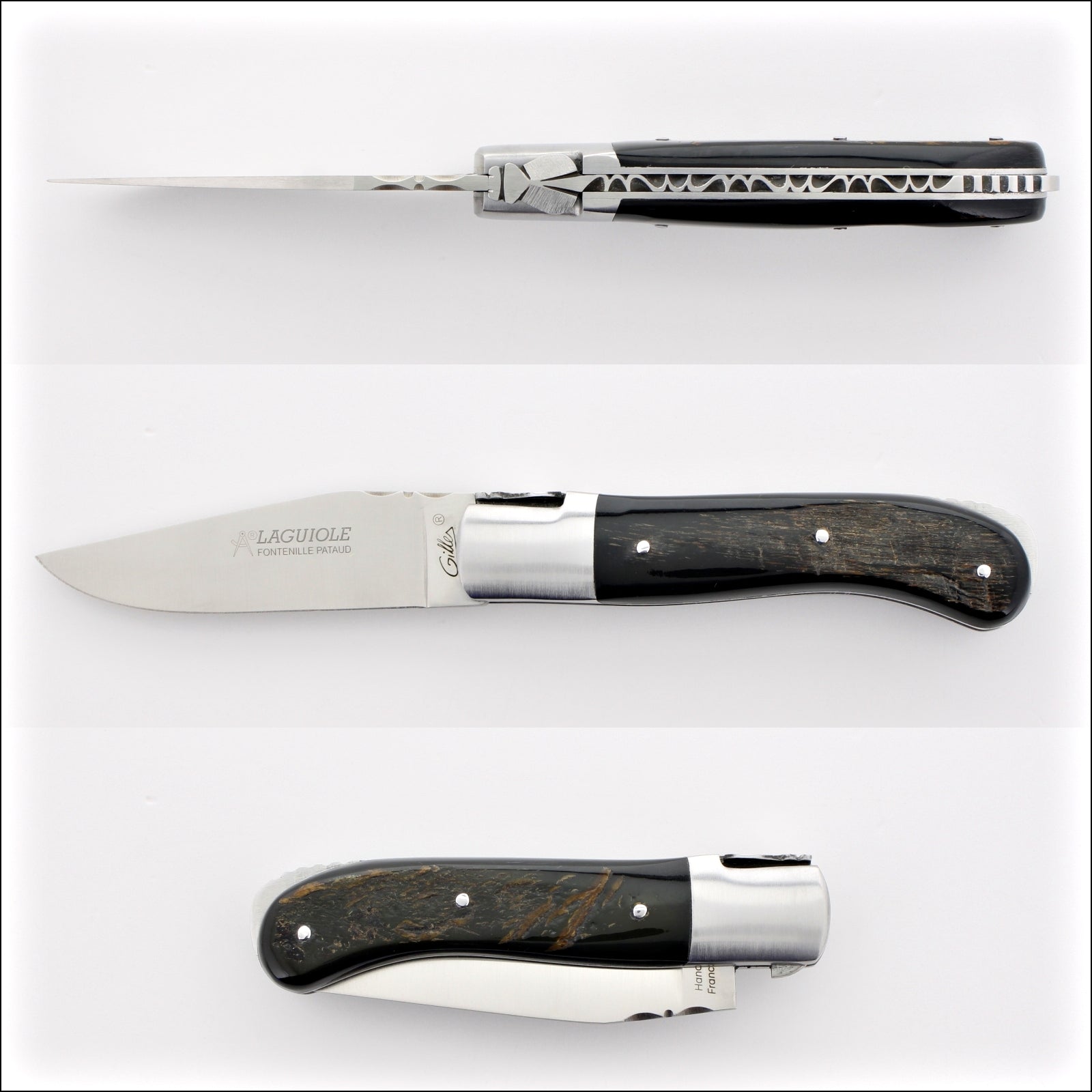 Laguiole Gentleman's Knife - Buffalo Bark