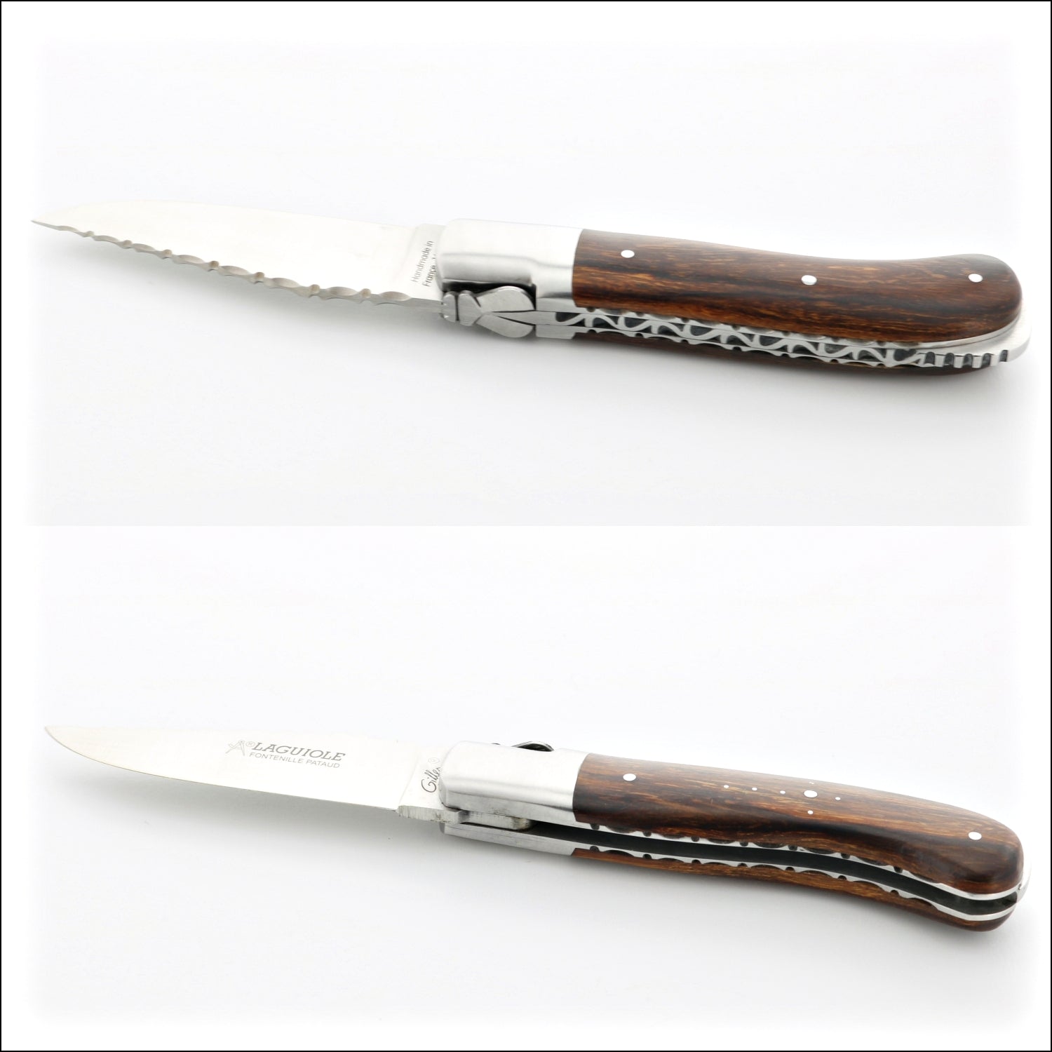Laguiole Gentleman's Knife Guilloche - Desert Ironwood