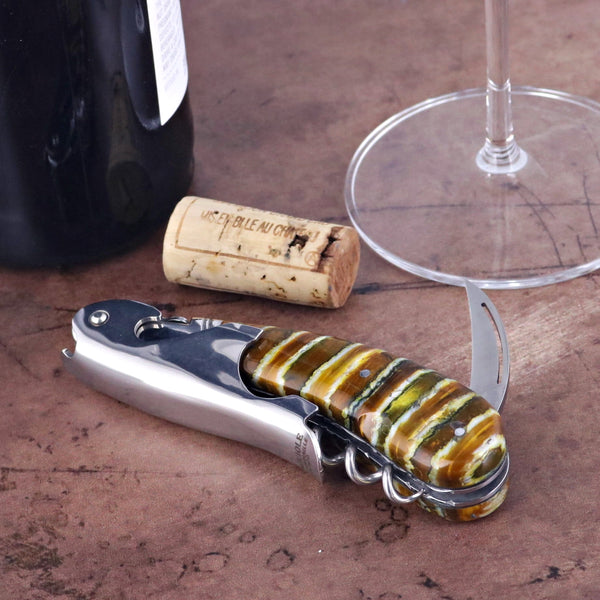 Laguiole Magnum Corkscrews Mammoth Fossilized Tooth - Laguiole Imports