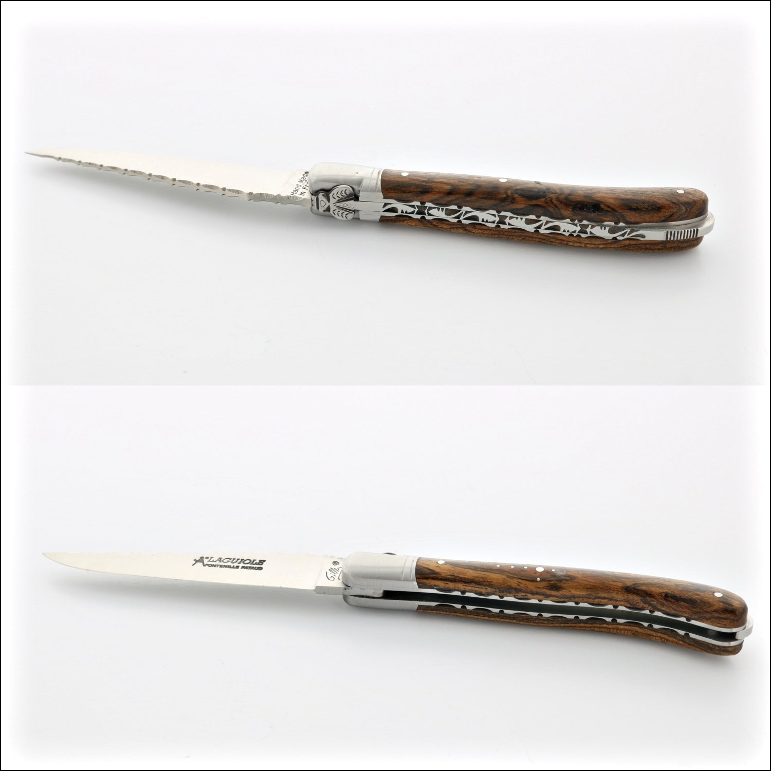 Laguiole Nature Guilloche Bocote Handle