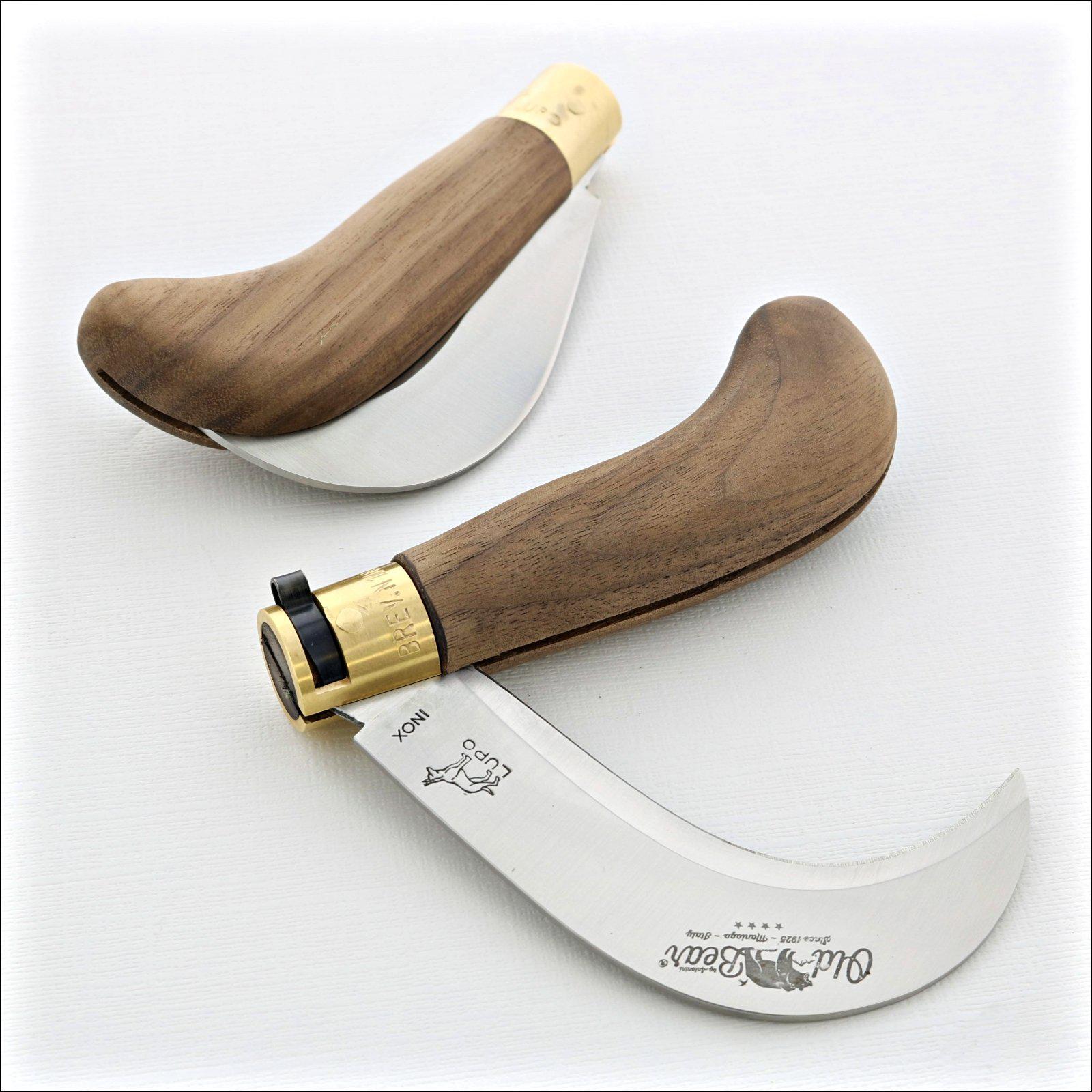 Large Old Bear® Pruning Knife American Walnut