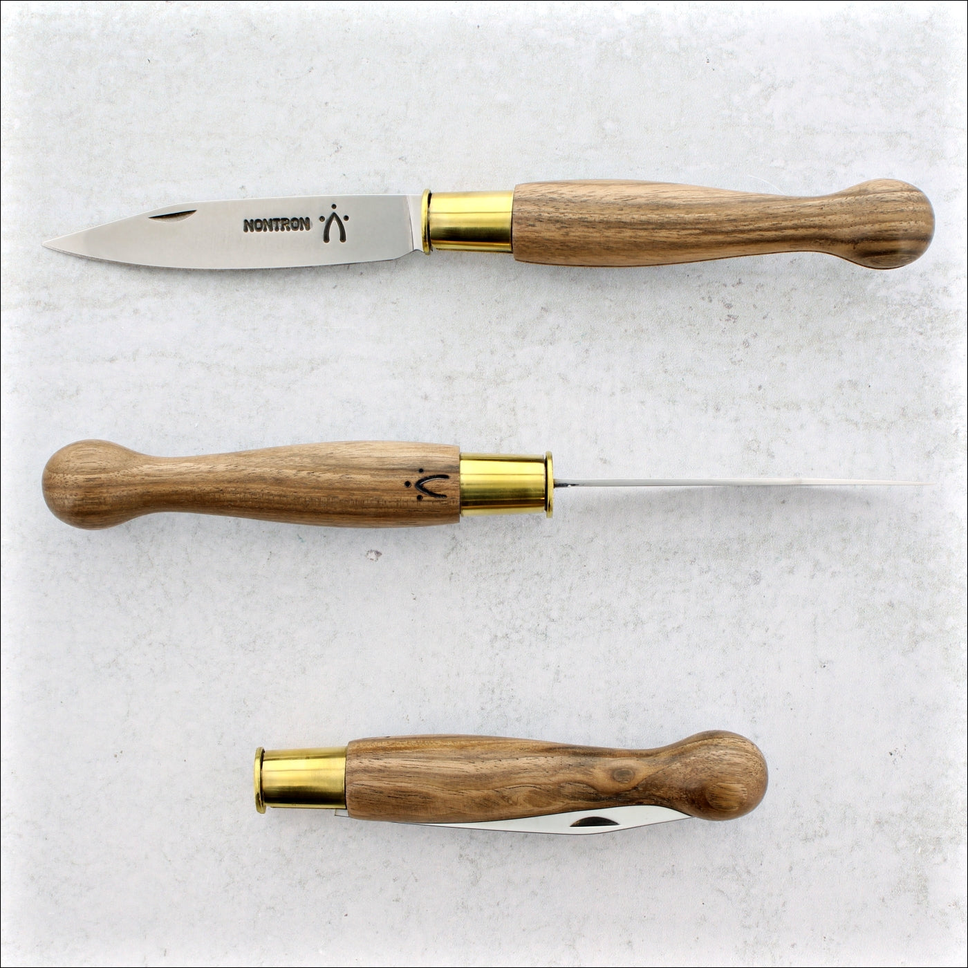 Nontron Pocket Knife No25 - Ball Handle Walnut