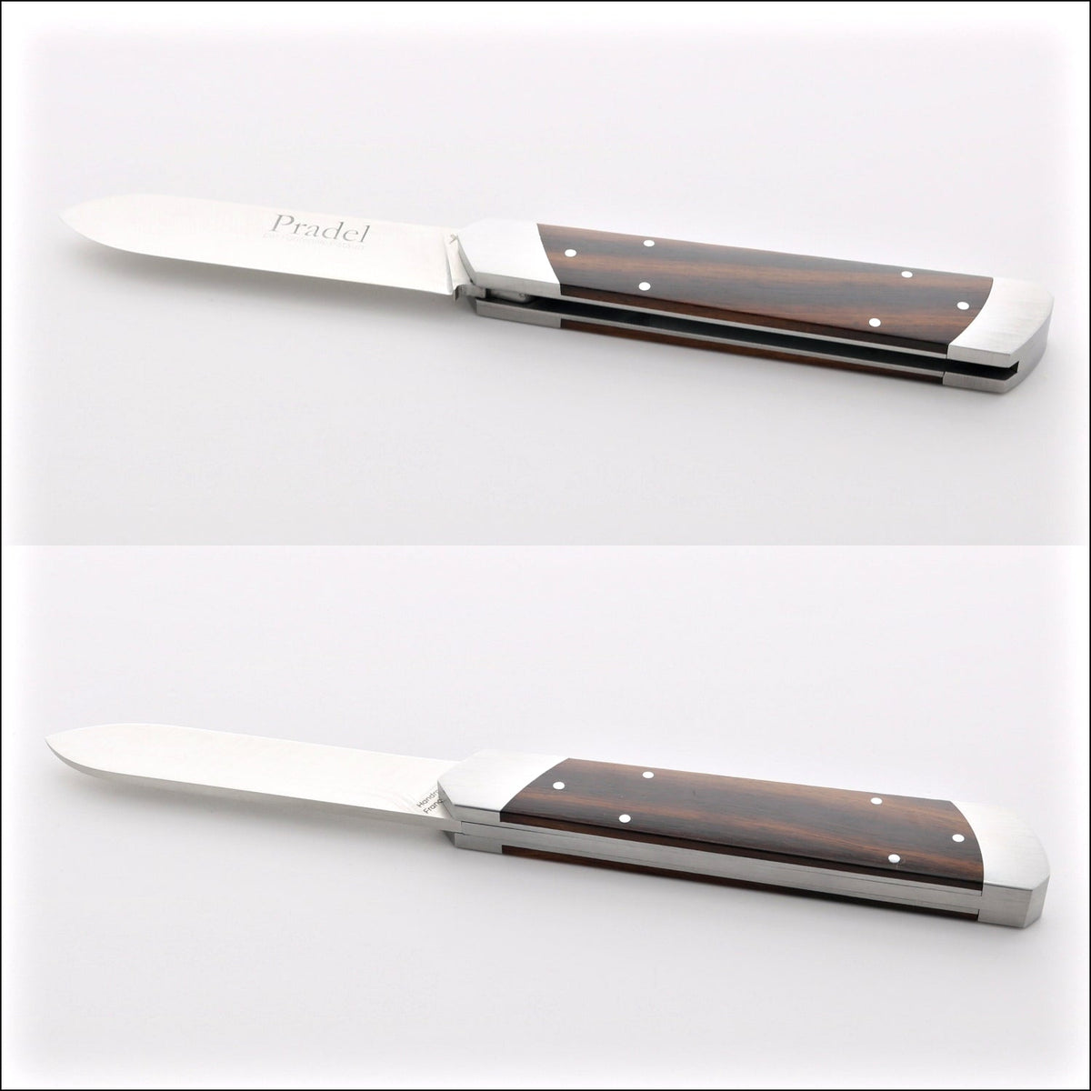 Pradel Folding Knife Desert Ironwood Handle &amp; Lock-Back by Fontenille Pataud