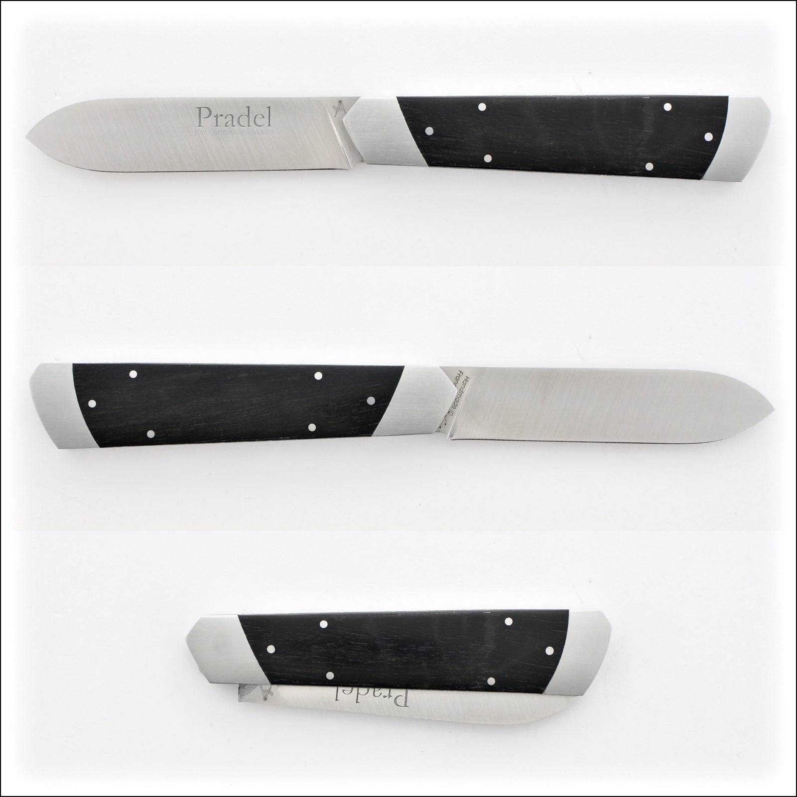 Pradel Folding Knife Ebony Handle & Lock-Back by Fontenille Pataud