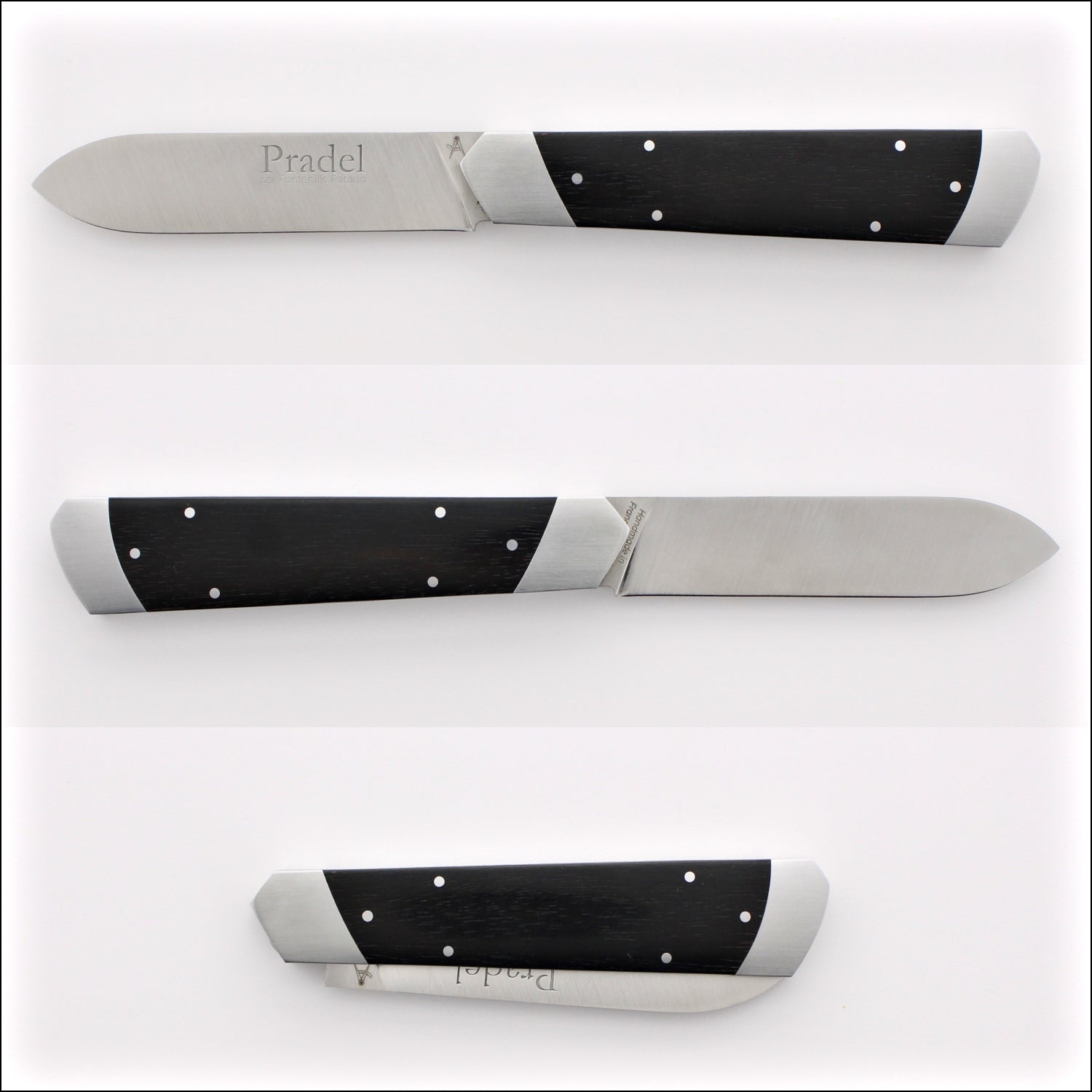 Pradel Folding Knife Ebony Handle & Lock-Back by Fontenille Pataud