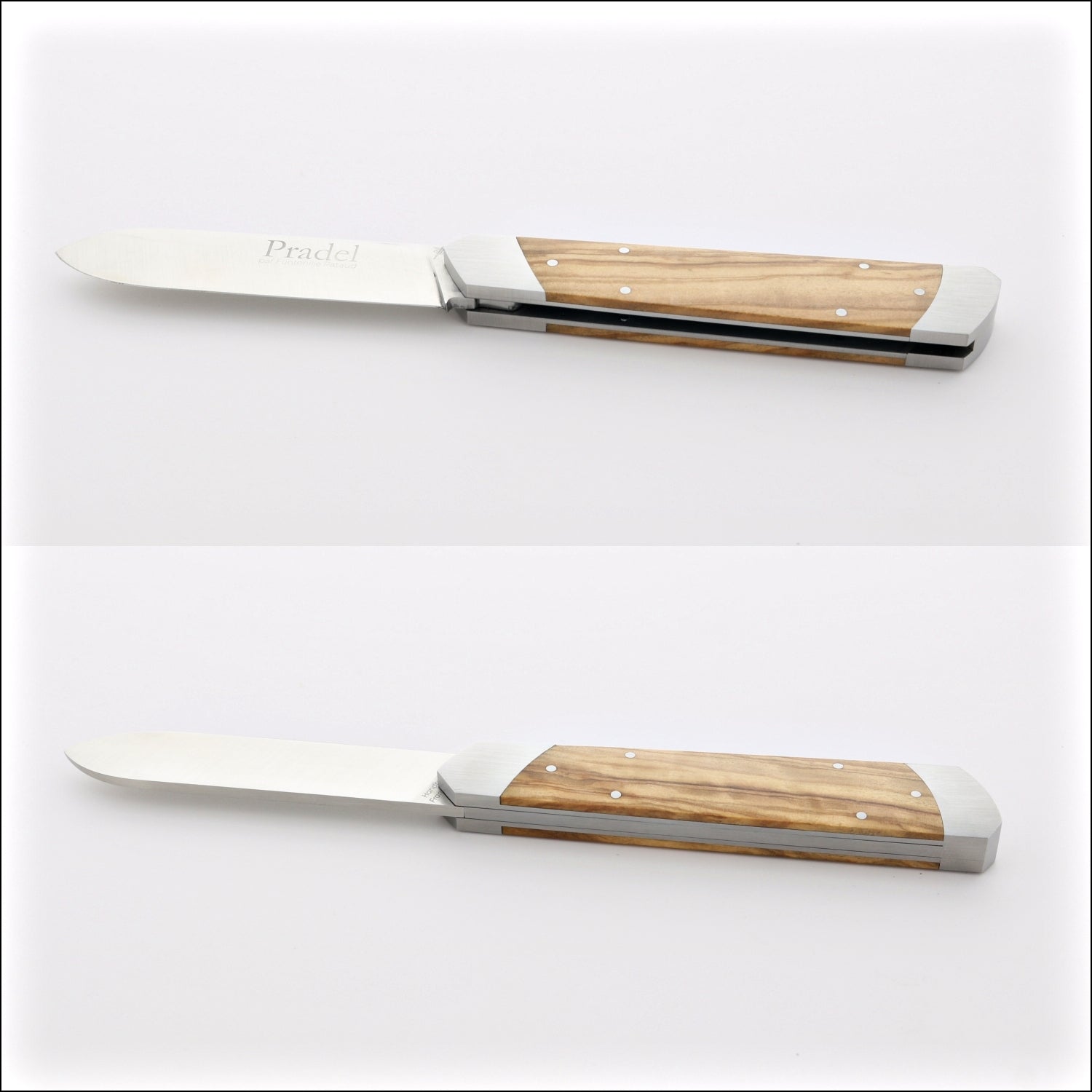 Pradel Folding Knife Olive Wood Handle & Lock-Back by Fontenille Pataud