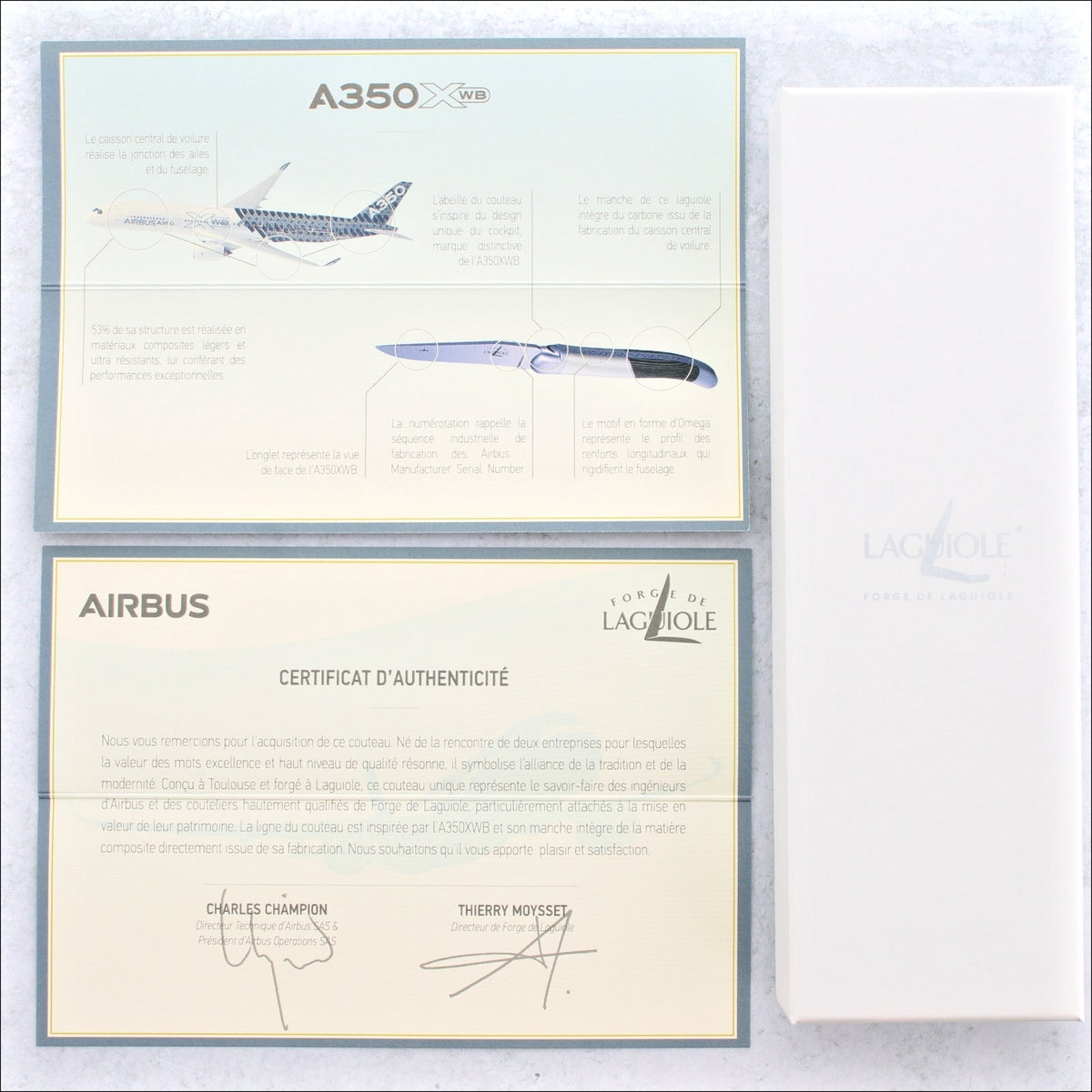 Airbus A350X-WB Carbon Fiber 11 cm Knife