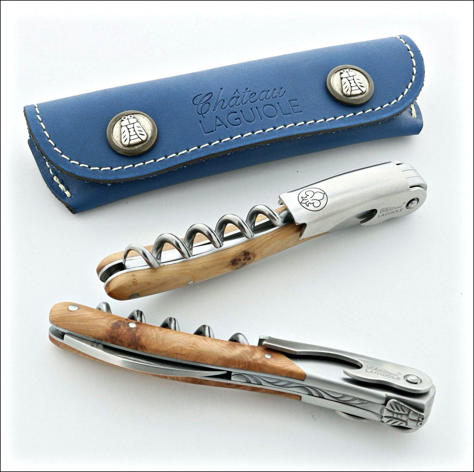 Chateau Laguiole Versailles Series - Juniper Handle - 223 years old wood-Waiter Corkscrew