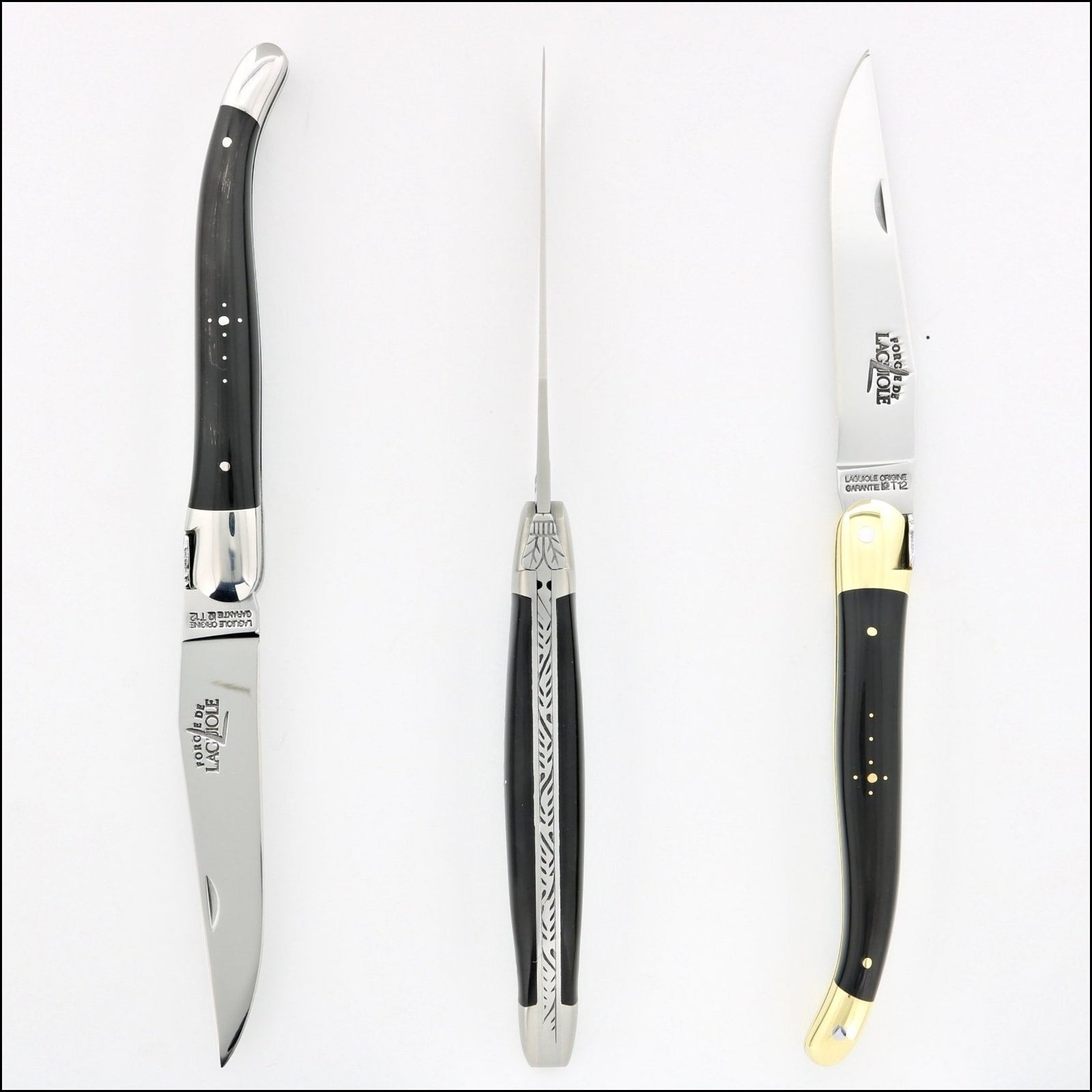 Forge de Laguiole Tradition 12 cm Dark Horn Tip-POCKET KNIFE