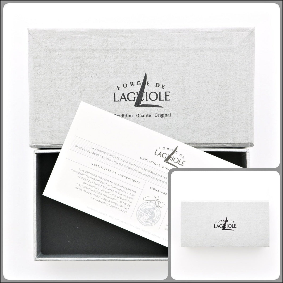 Forge de Laguiole Tradition 12 cm Dark Horn Tip-POCKET KNIFE