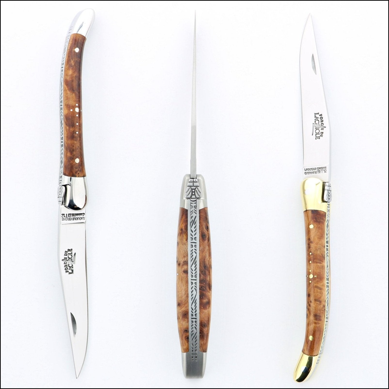 Forge de Laguiole Tradition 9 cm Thuya Burl-POCKET KNIFE