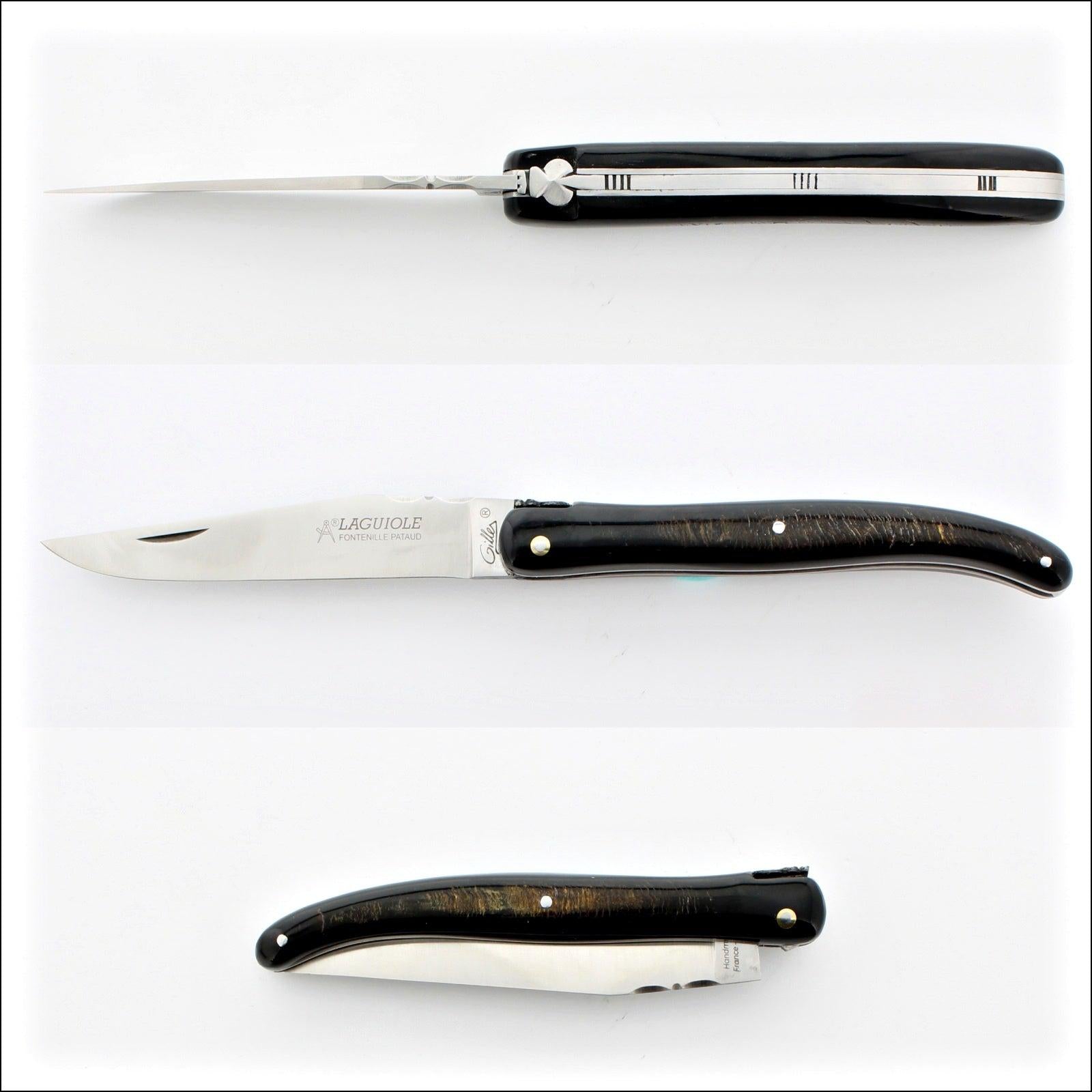 Laguiole Full Handle 12 cm "Old school" Buffalo Bark