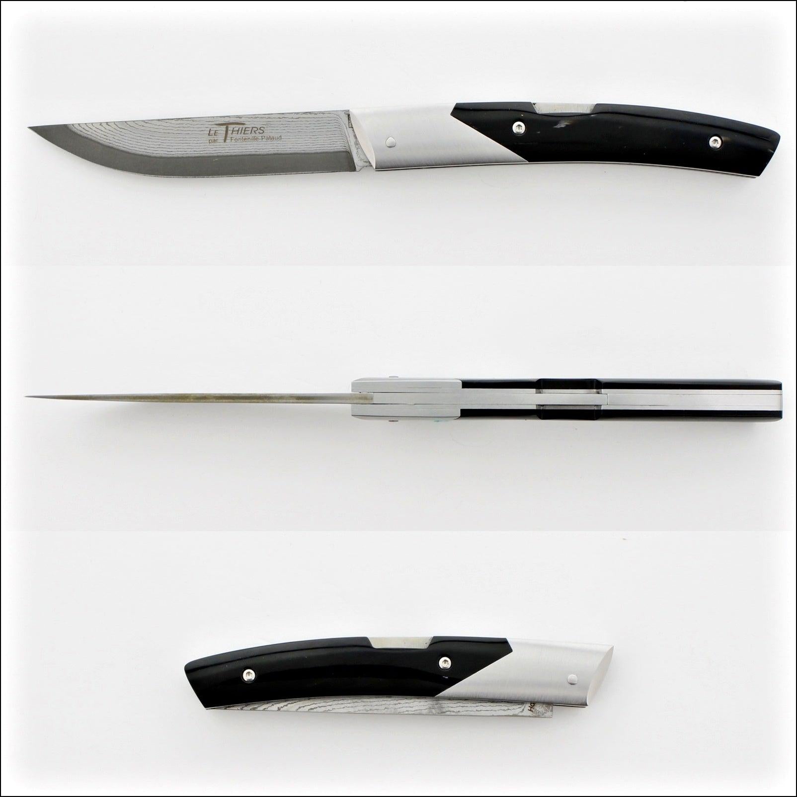 Le Thiers® Advanced 11.5 cm Suminagashi Blade - Dark Horn