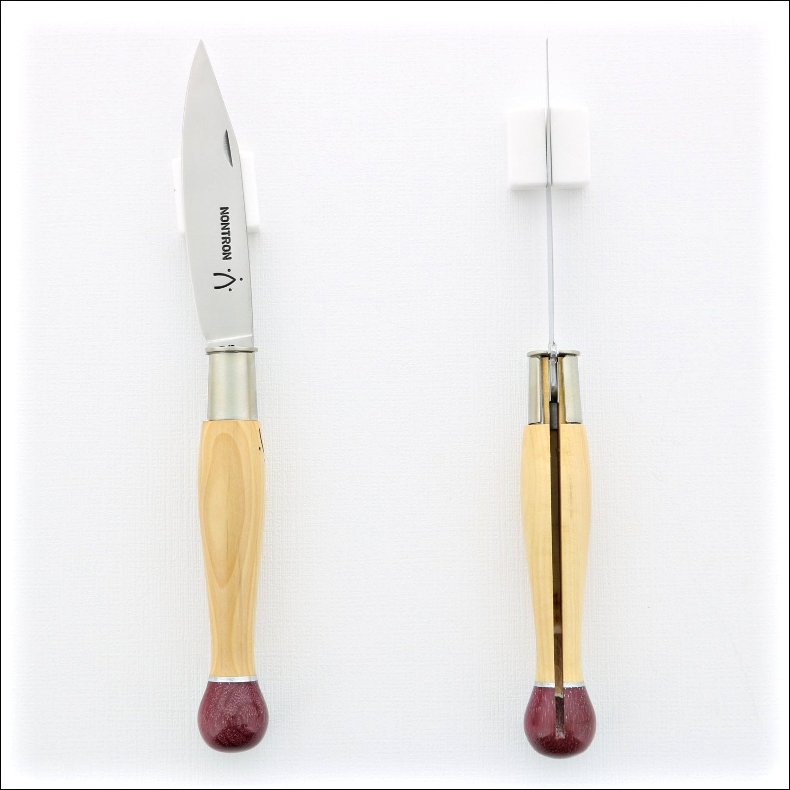 Nontron Pocket Knife No25 - Amaranth Ball Handle