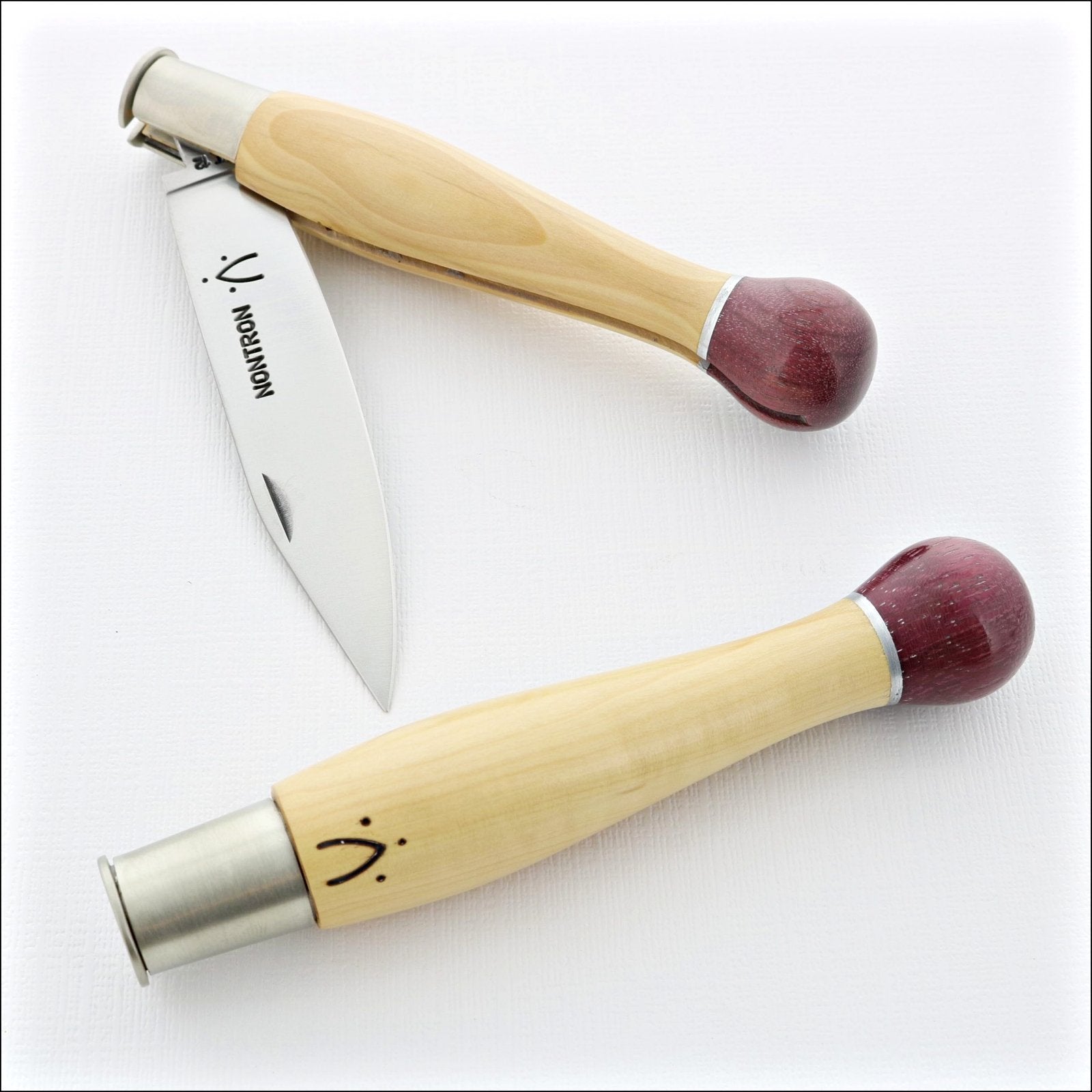 Nontron Pocket Knife No25 - Amaranth Ball Handle