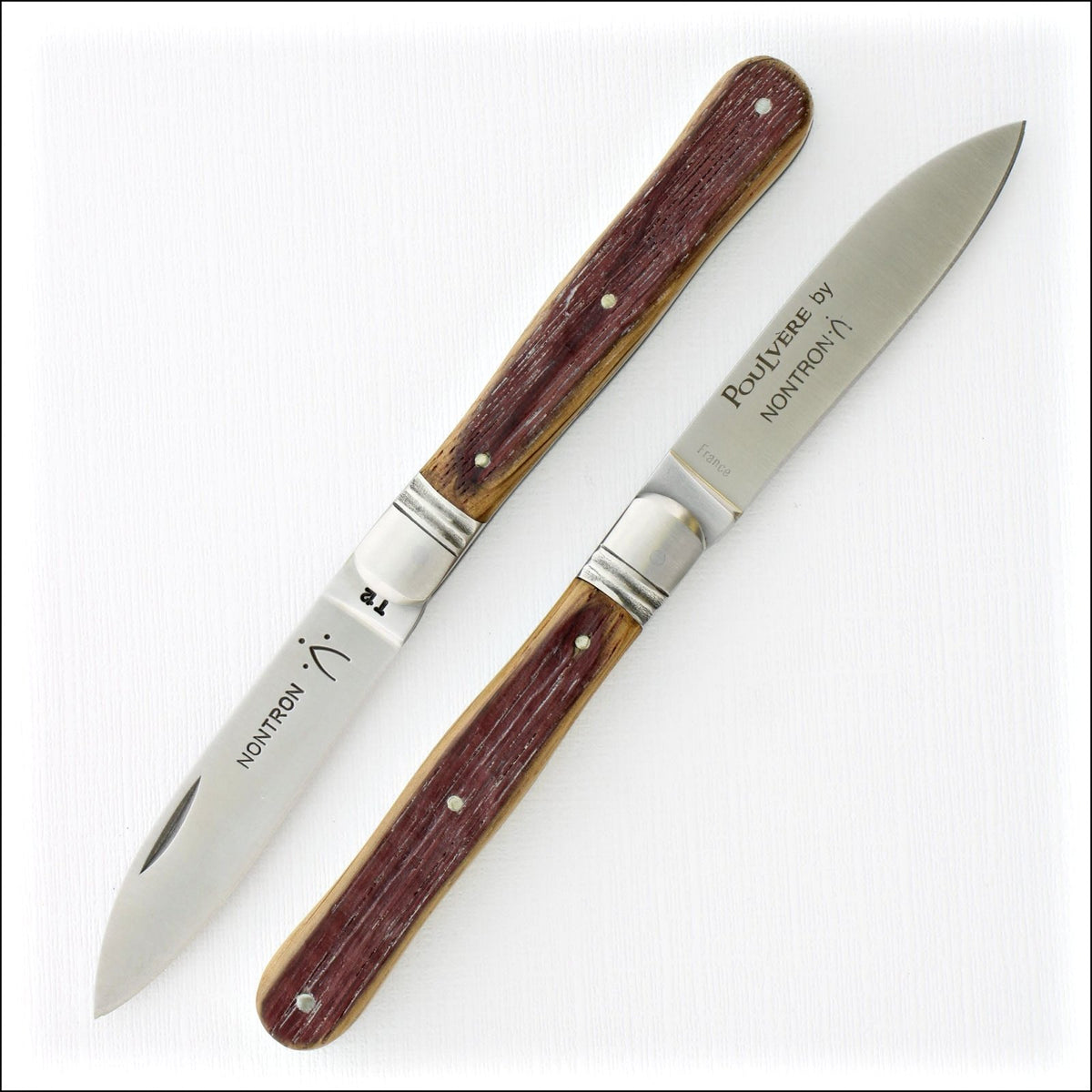 Nontron Violin Pocket Knife - Château Poulvère Oak Barrel