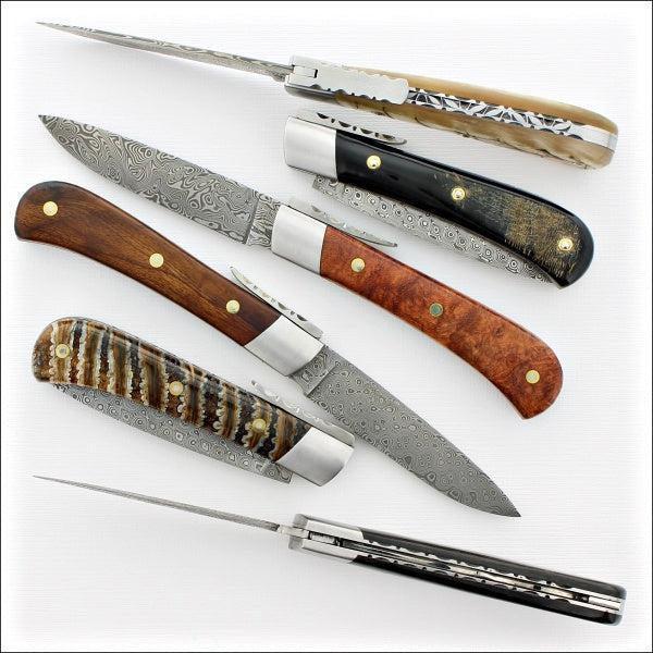 Corsican L'Antò Guilloché Damascus Blades