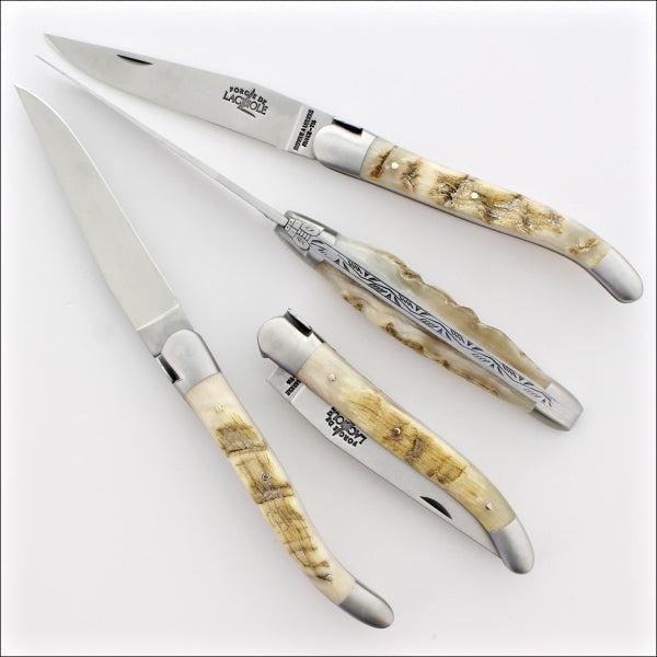 Forge de Laguiole 11 cm Ram Horn tip handles Pocket Knives