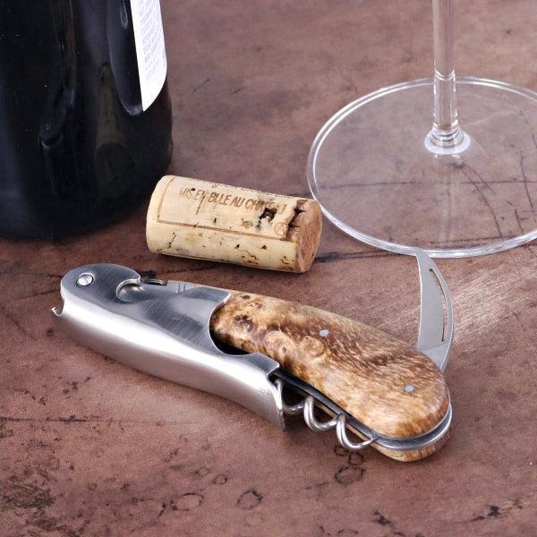 Laguiole Magnum Burled Maple Corkscrew