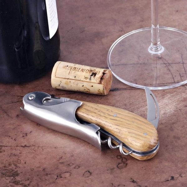 Laguiole Magnum Oak Barrel Wood Corkscrew