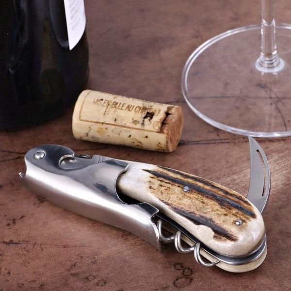 Laguiole Magnum deer stag corkscrew