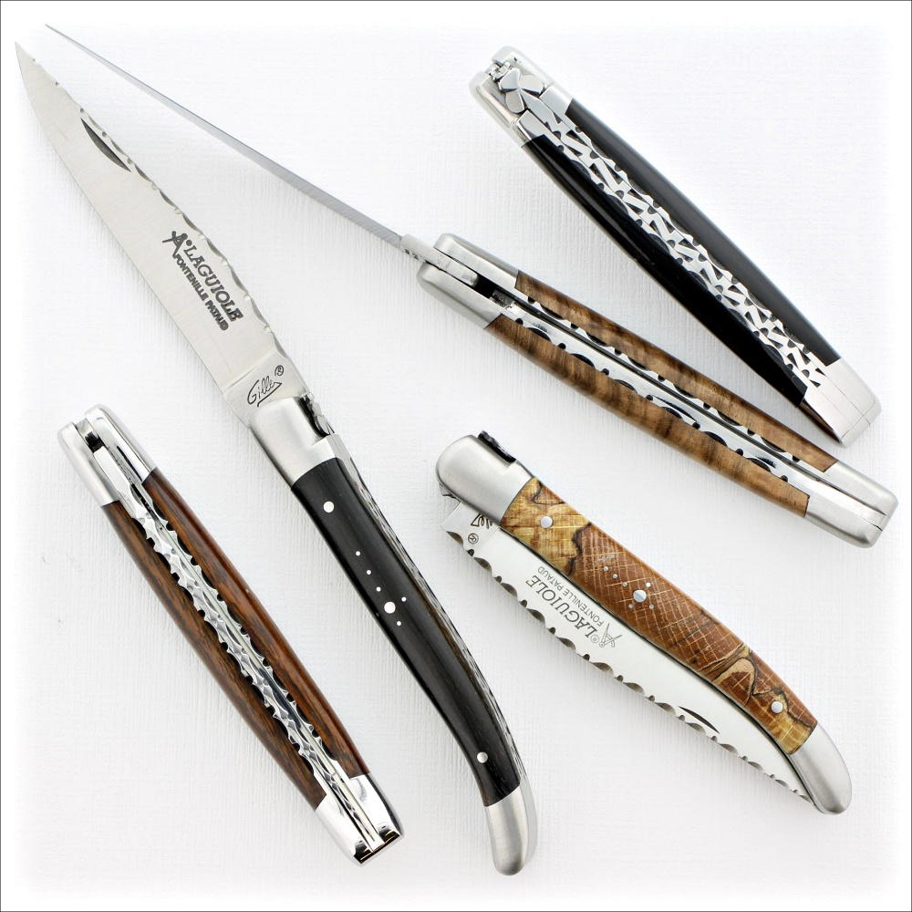 Classic Laguiole Knives Guilloche 11 cm Handles