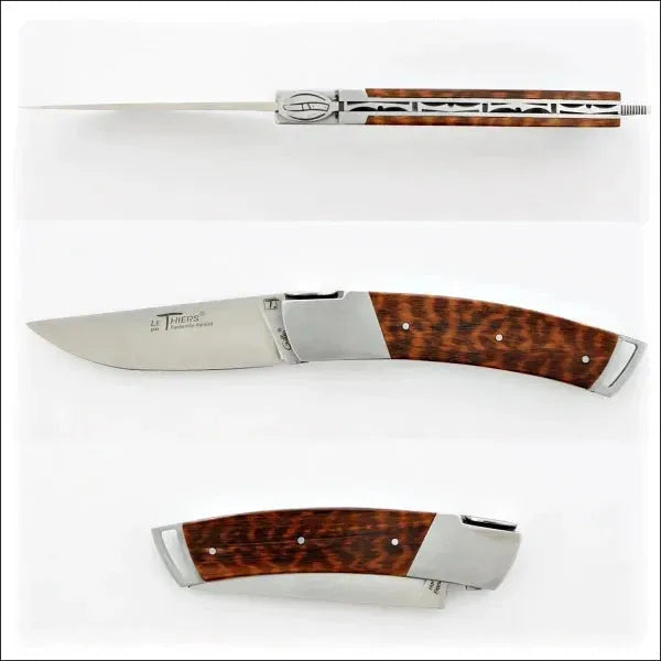 Le Thiers Gentleman 12 cm amourette wood handle