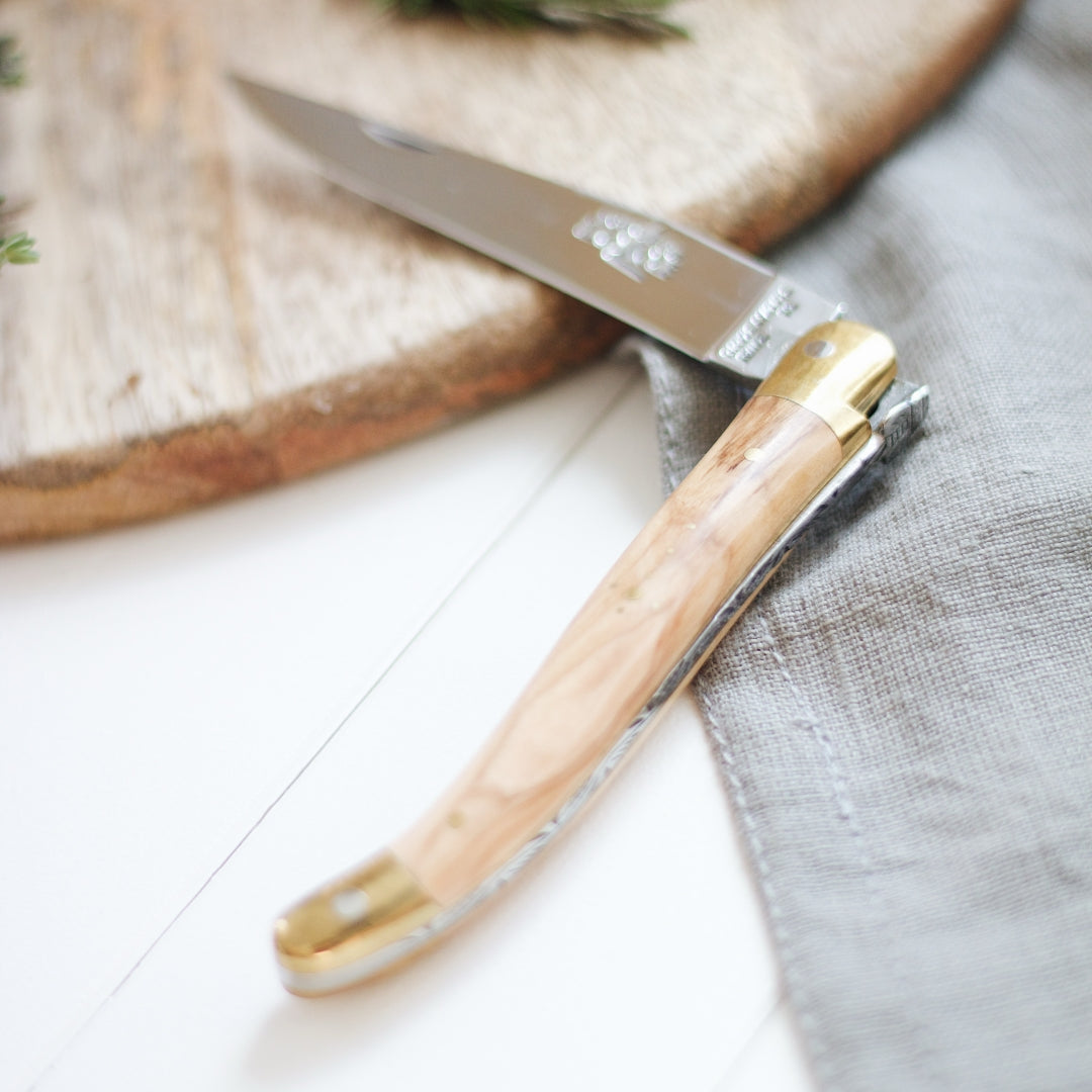 Forge de Laguiole Tradition 11 cm Olive Wood-POCKET KNIFE