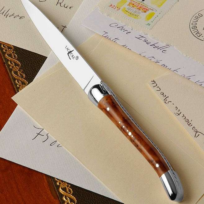 Laguiole Letter Opener Thuya Handle