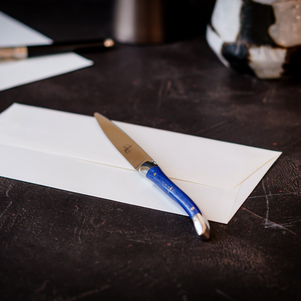 Letter Opener Blue Handle