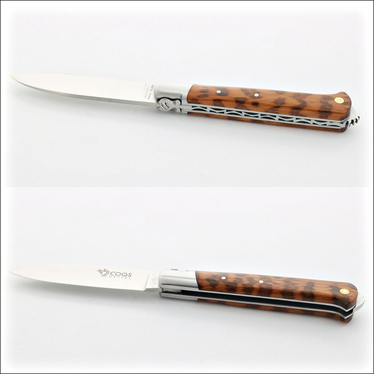 5 Coqs Pocket Knife - Amourette &amp; Mother of Pearl Inlay