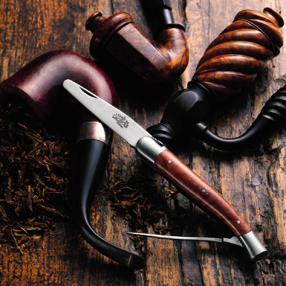Forge de Laguiole Pipe Tool - Briarwood