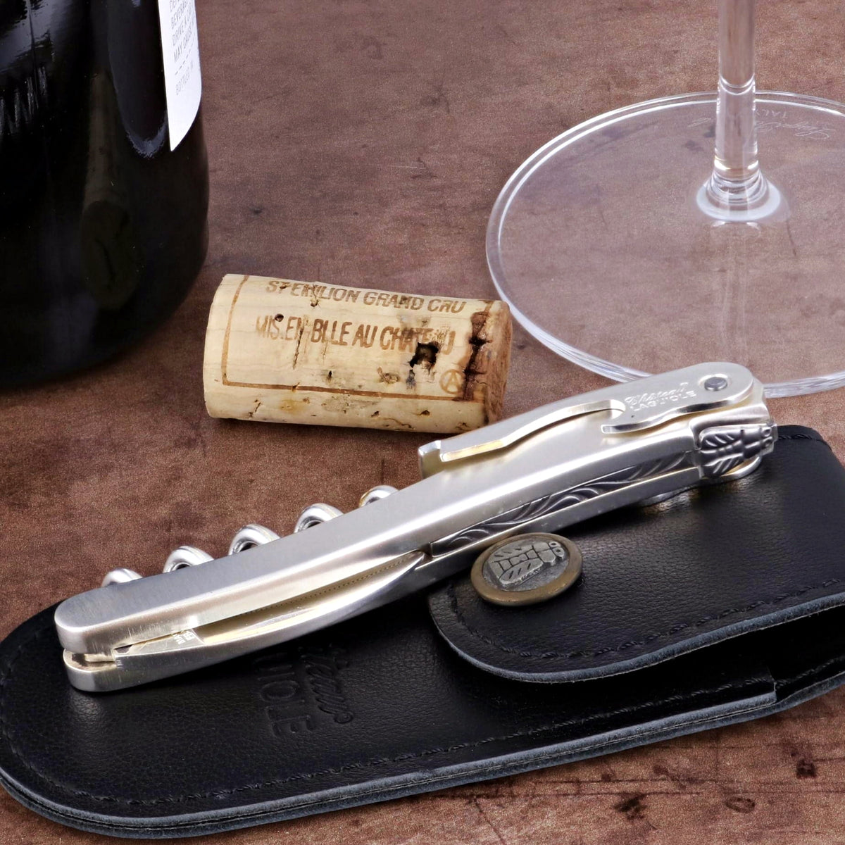 Chateau Laguiole Silver Plated Corkscrew