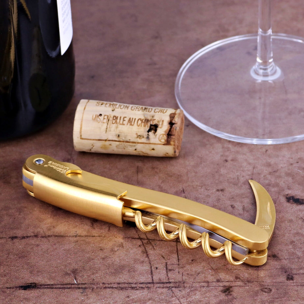 Chateau Laguiole 18K Gold Plated Special Edition Corkscrew