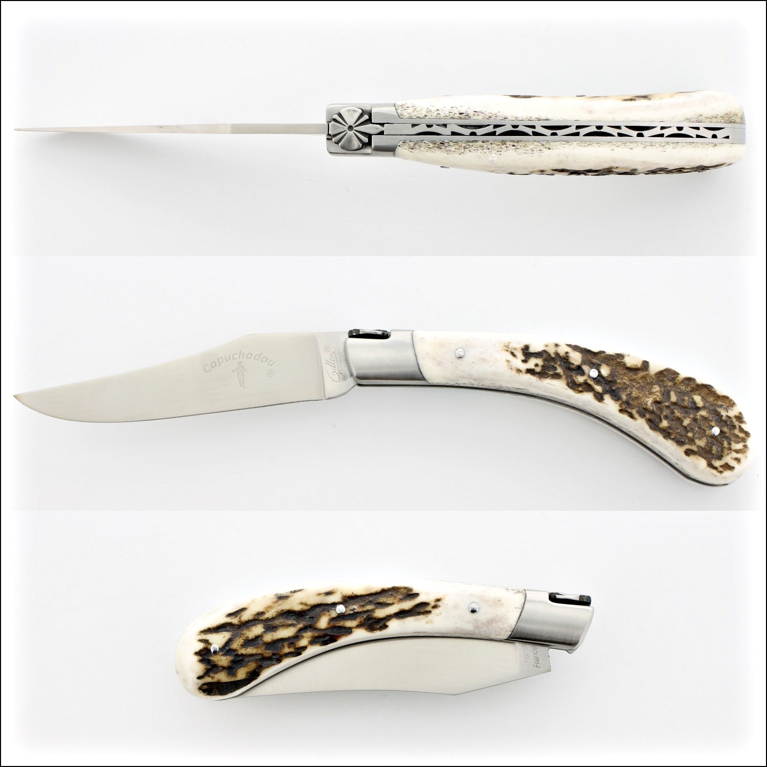 Capuchadou 12 cm Classic Folding Knife - Deer Stag