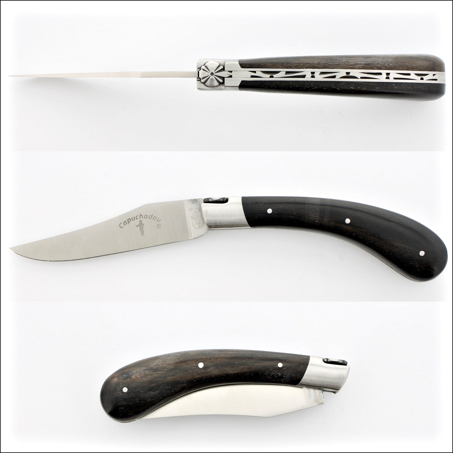 Capuchadou 12 cm Classic Folding Knife - Ebony