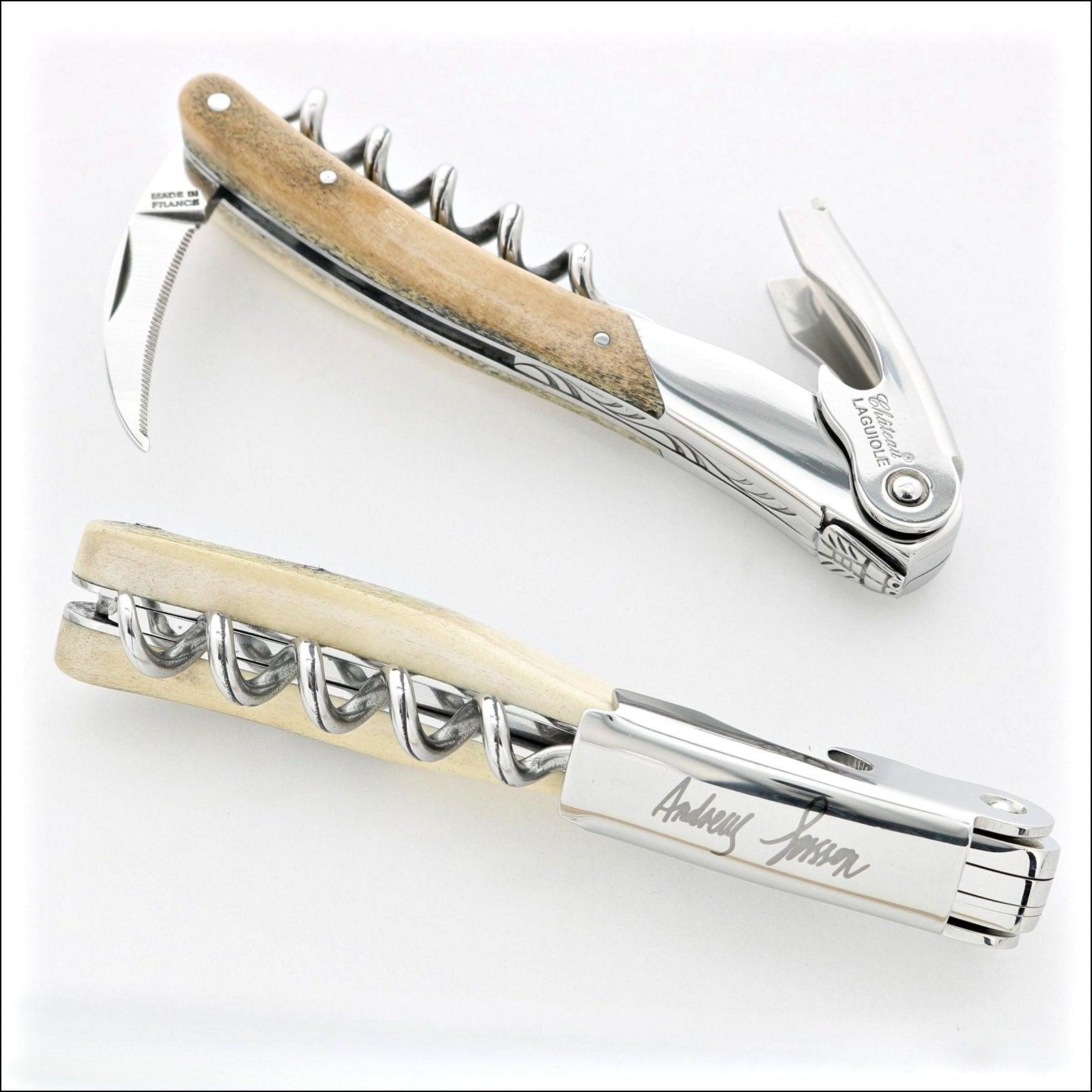 Corkscrew Château Laguiole Bois d'Erable, Ligne W Corkscrew Château Laguiole Bois d'Erable, Ligne W