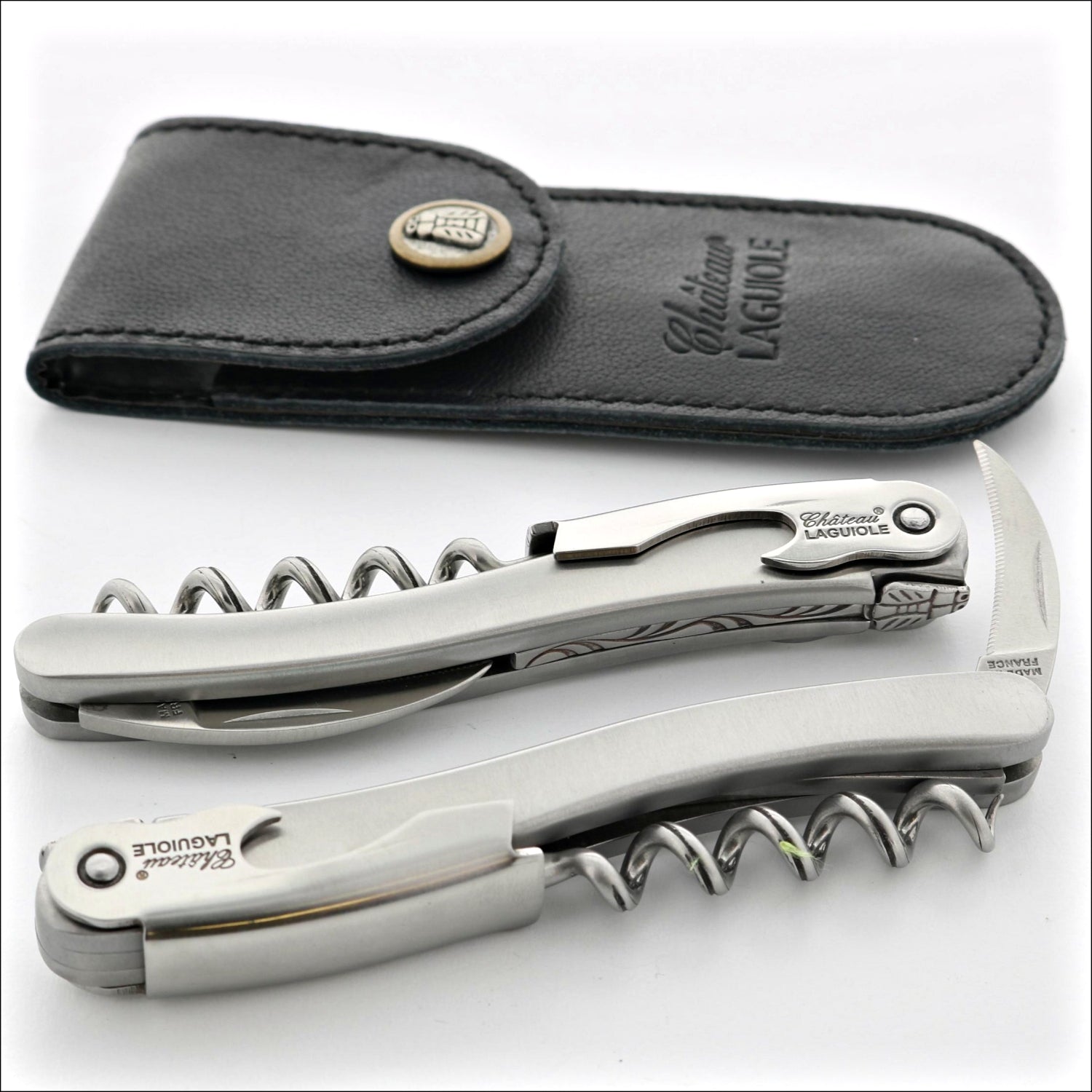 Chateau Laguiole Classic Stainless Steel Corkscrew