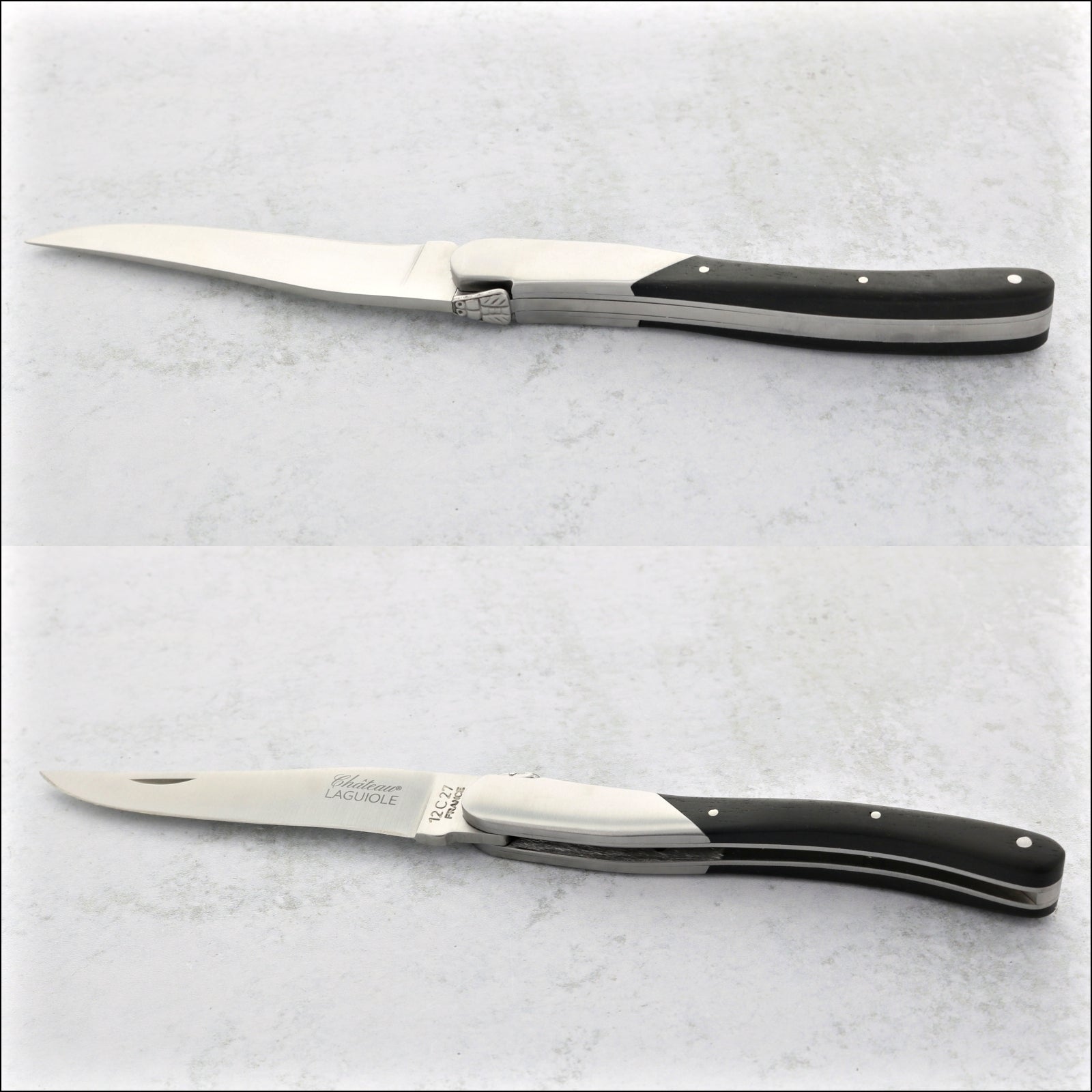 Chateau Laguiole Grand Cru Pocket Knife Ebony