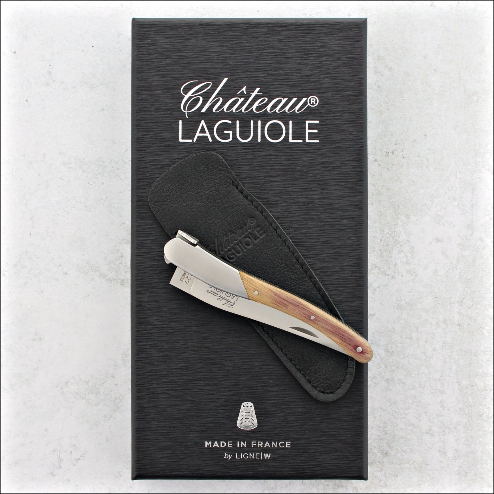Chateau Laguiole Grand Cru Pocket Knife Oak Barrel Wood