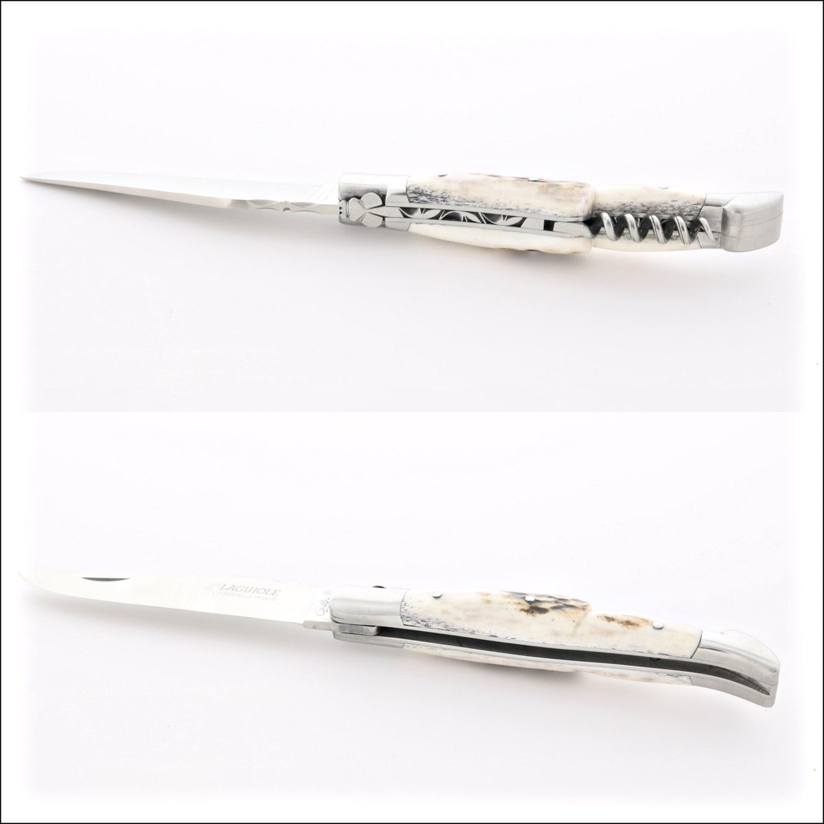 Classic Laguiole Corkscrew Knife Deer Stag Handle