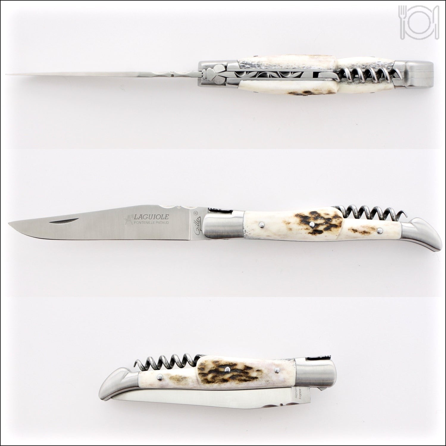 Classic Laguiole Corkscrew Knife Deer Stag Handle
