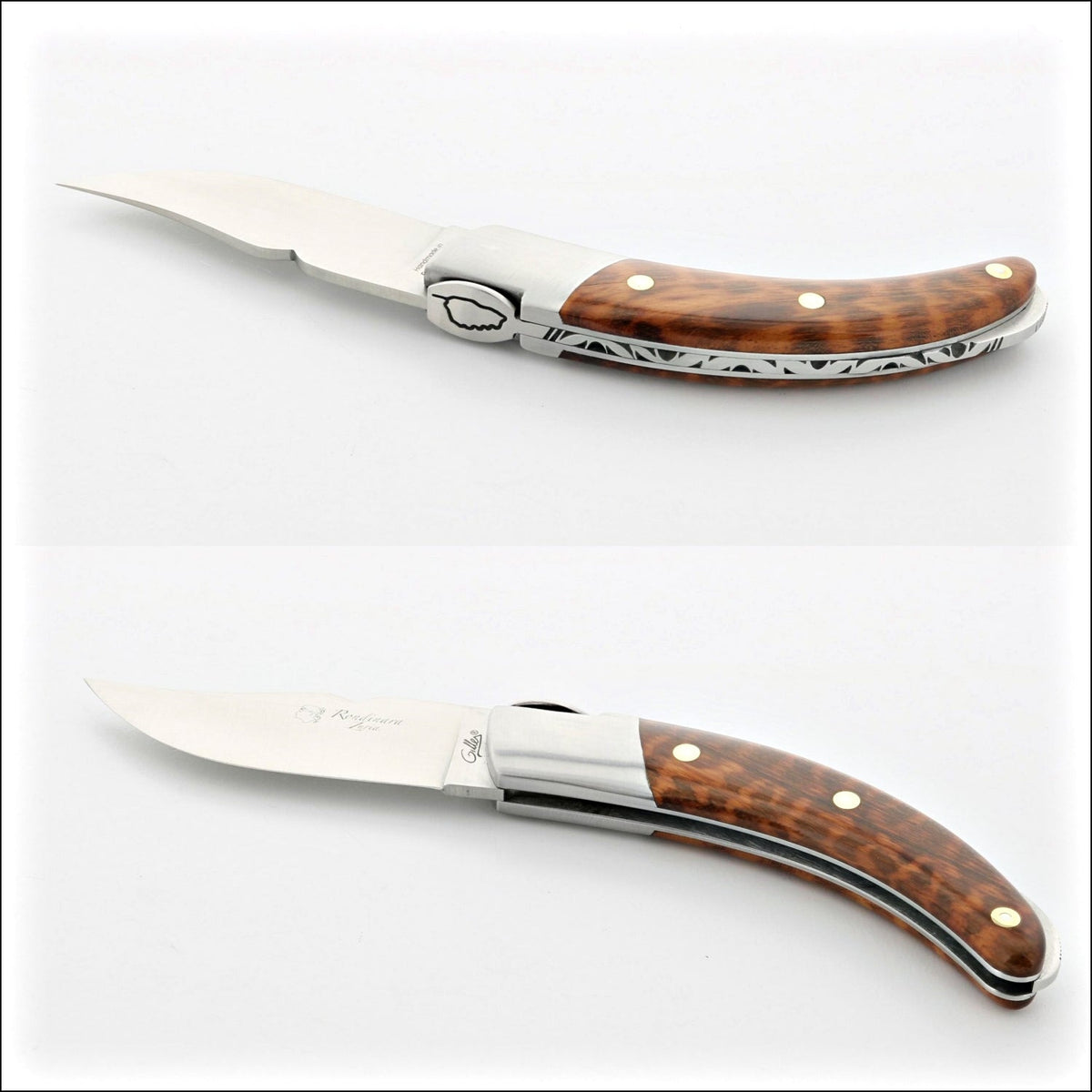 Corsican Rondinara Folding Knife - Amourette Handle