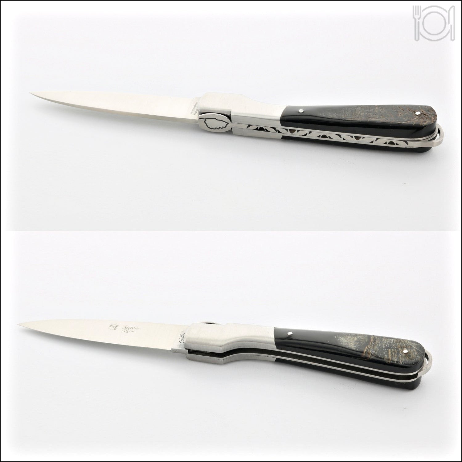 Corsican Sperone Pocket Knife Buffalo Bark