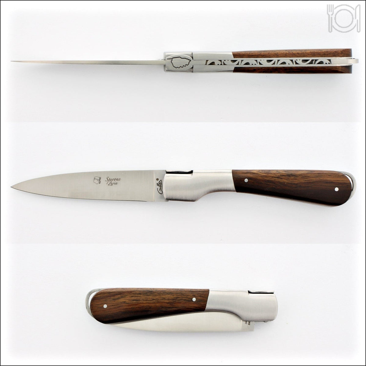Corsican Sperone Pocket Knife Desert Ironwood